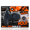 Oxballs Plug Tunnel Morph Hole L 10 x 7 cm - Ouverture 35mm